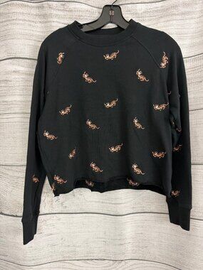Spiritual Gangster Tiger Old School Pullover Sweatshirt Size S